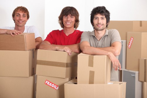 Removal team handling a flat move in Plaistow