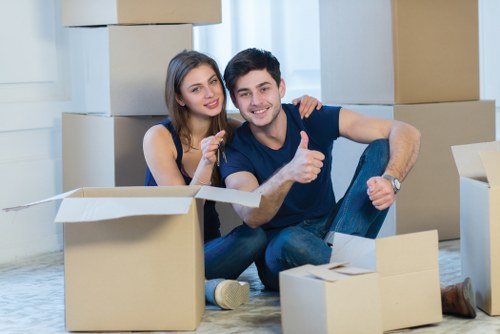 Removal vehicle logistics for a commercial move in Plaistow